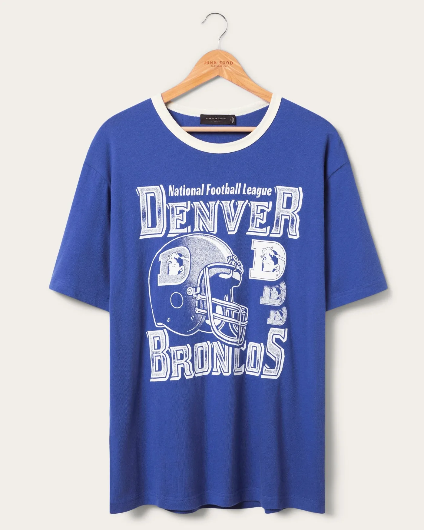 Denver Broncos Oversized Ringer Tee