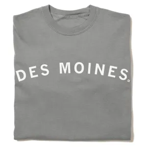 Des Moines Curved Logo Heavyweight