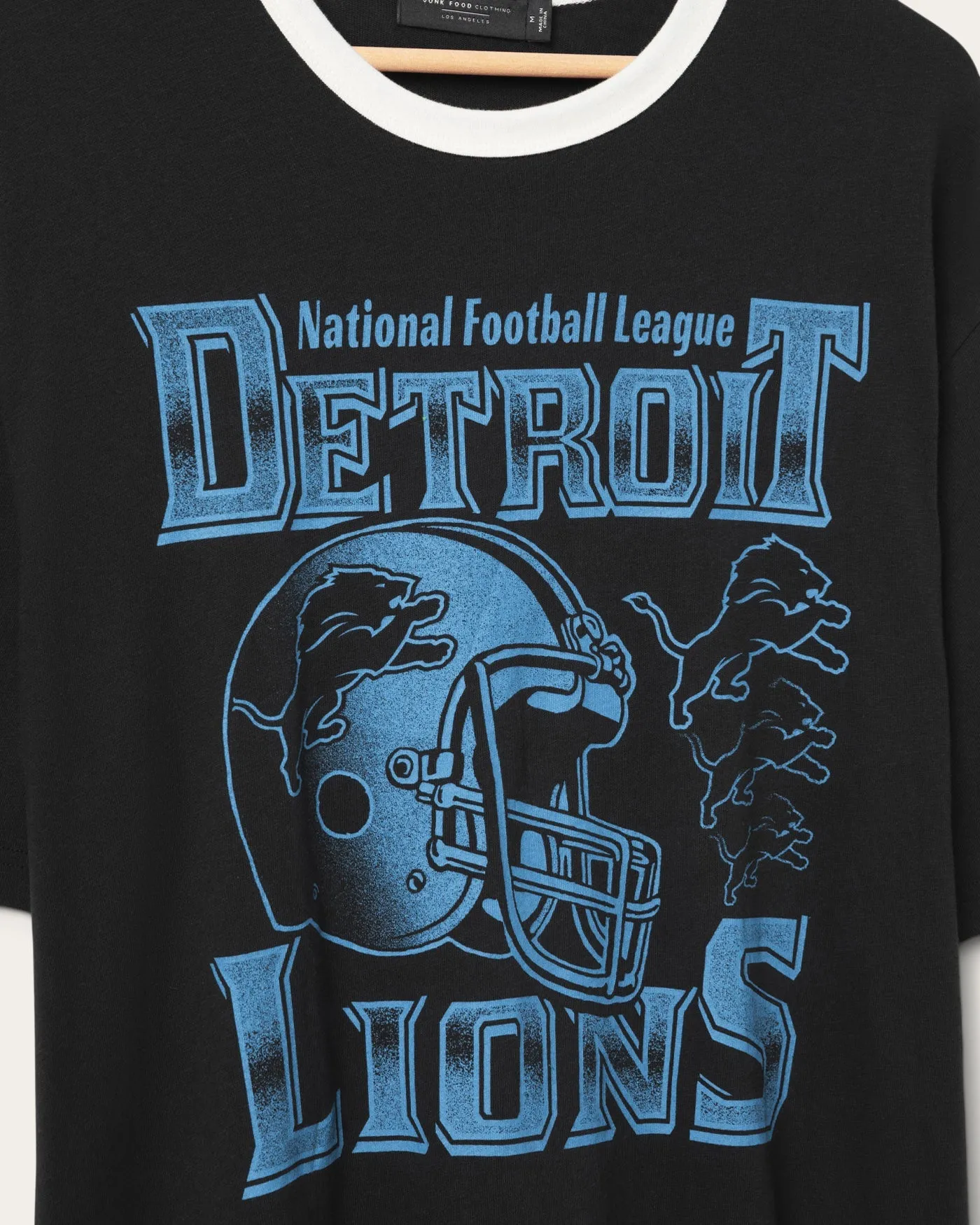 Detroit Lions Oversized Ringer Tee