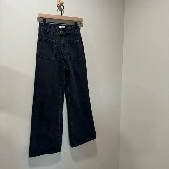 DISSH Wide Leg Black Jeans sz US 2