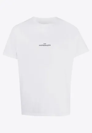 Distorted Logo Crewneck T-Shirt