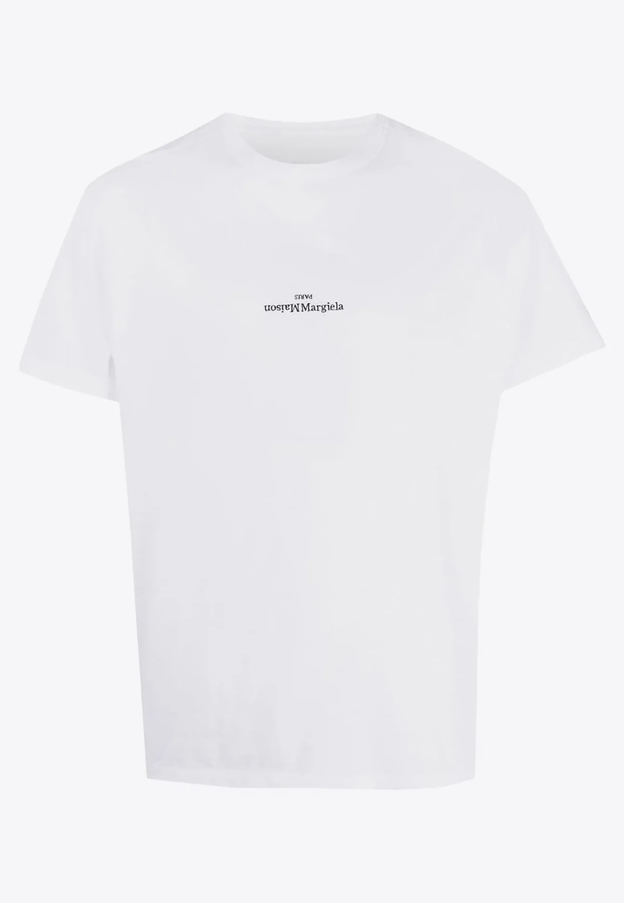 Distorted Logo Crewneck T-Shirt