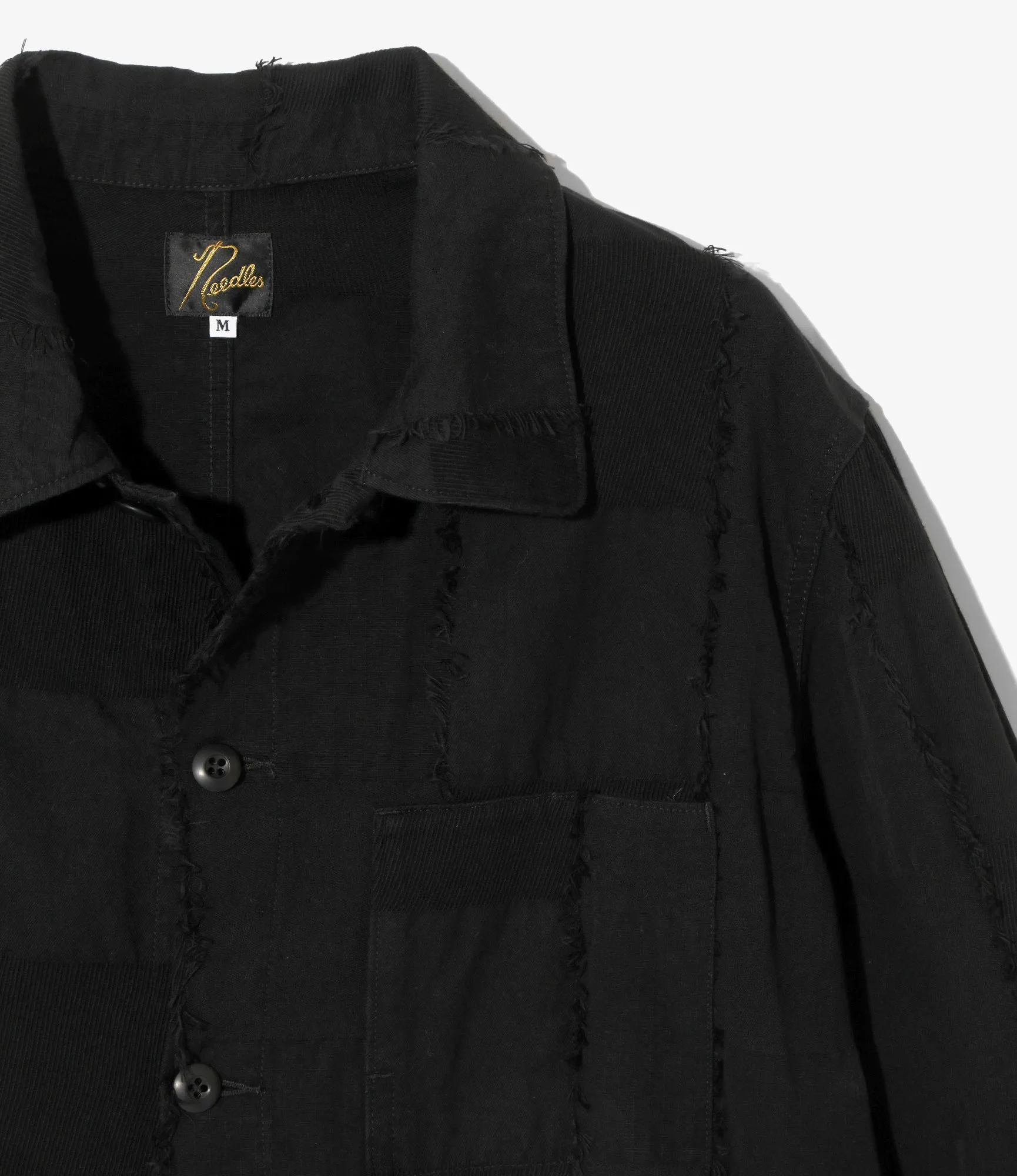 DN Coverall – Black Cut Jacquard Ripstop Cotton