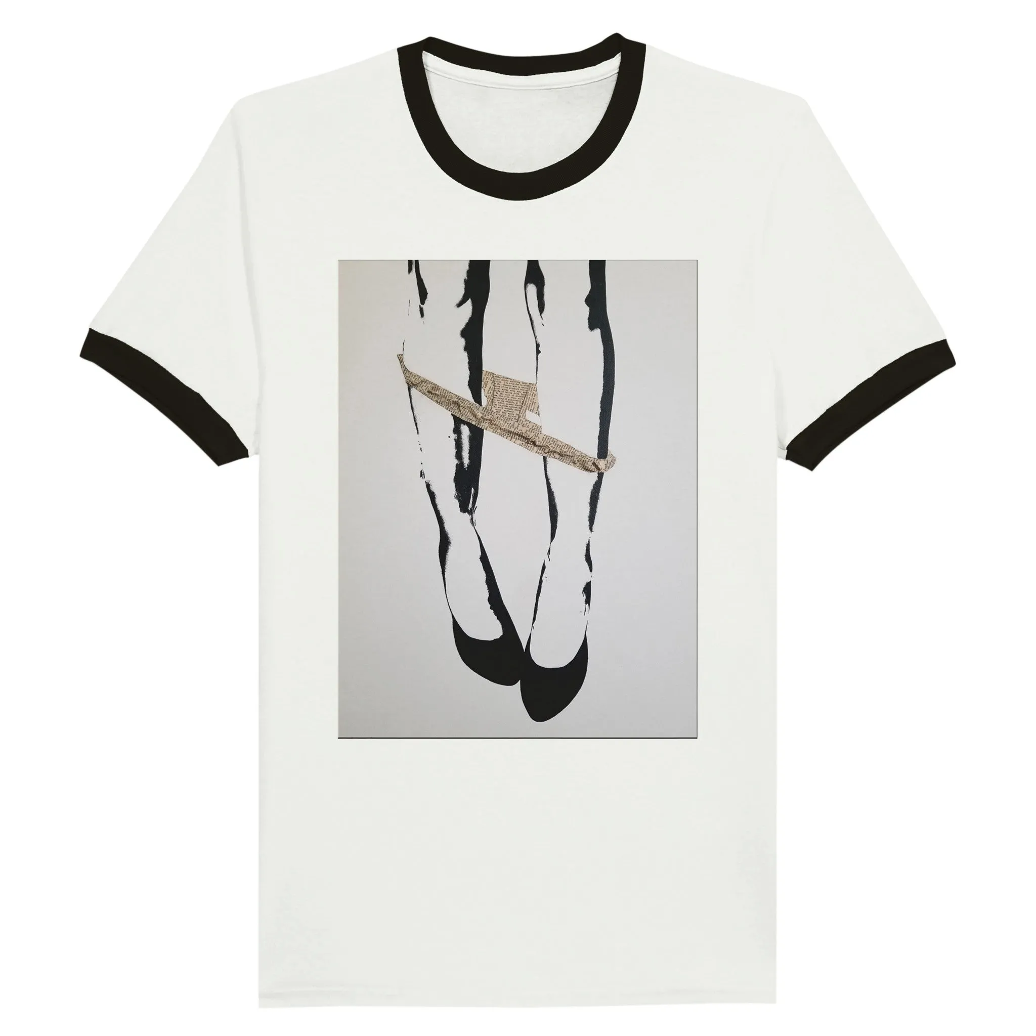 Dropped Unisex Ringer T-shirt