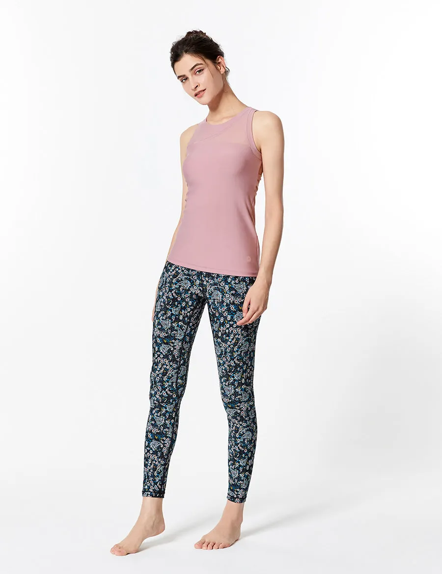 easyoga LA-VEDA Chummy Core Tight1 - FB8 Bohemia Flora