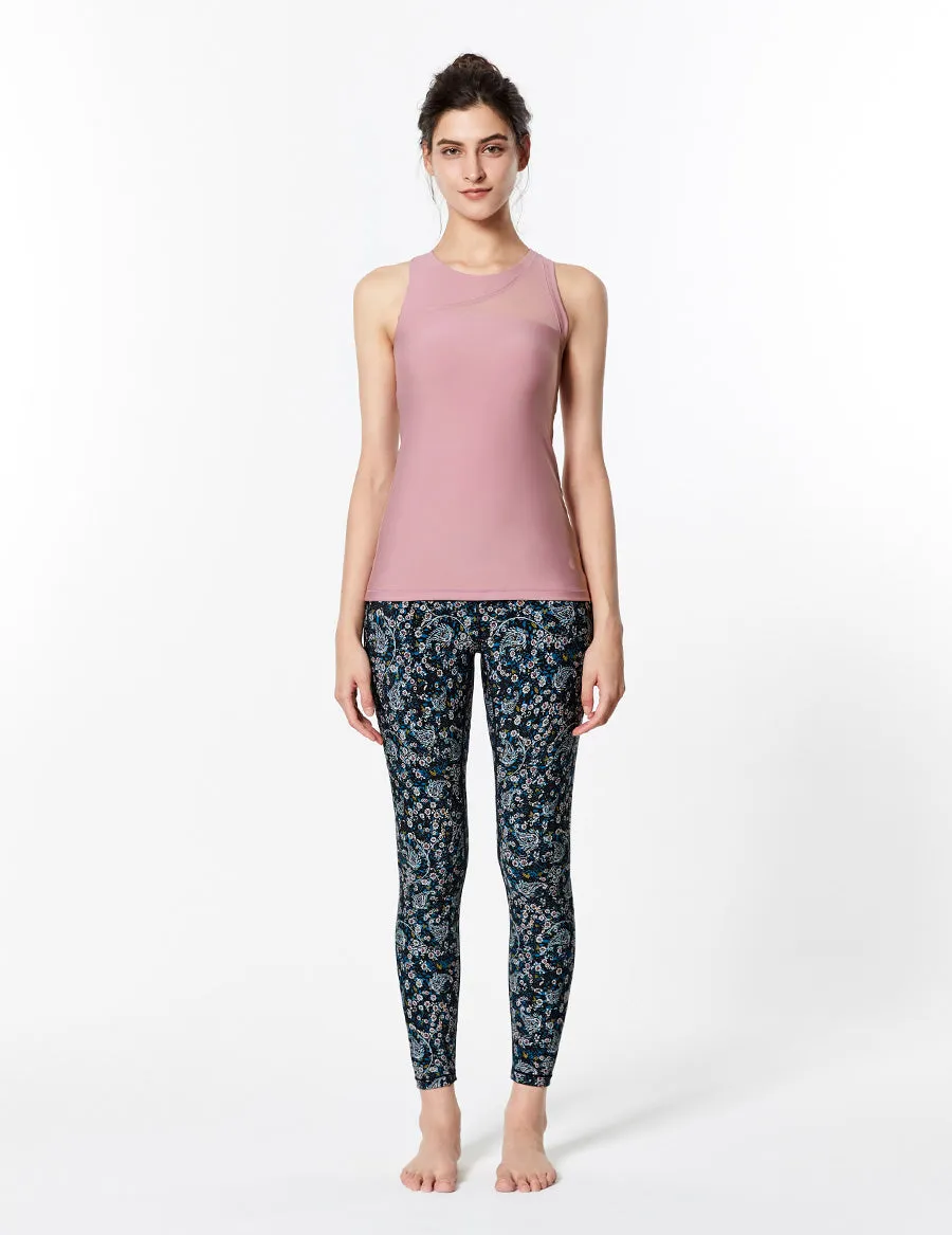easyoga LA-VEDA Chummy Core Tight1 - FB8 Bohemia Flora