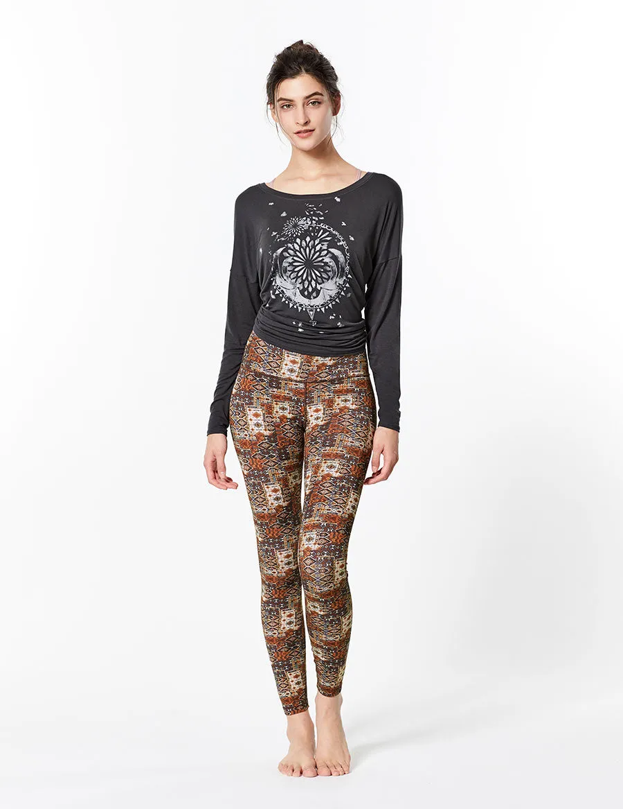 easyoga LA-VEDA Chummy Core Tight1 - FB9 Antique Rug