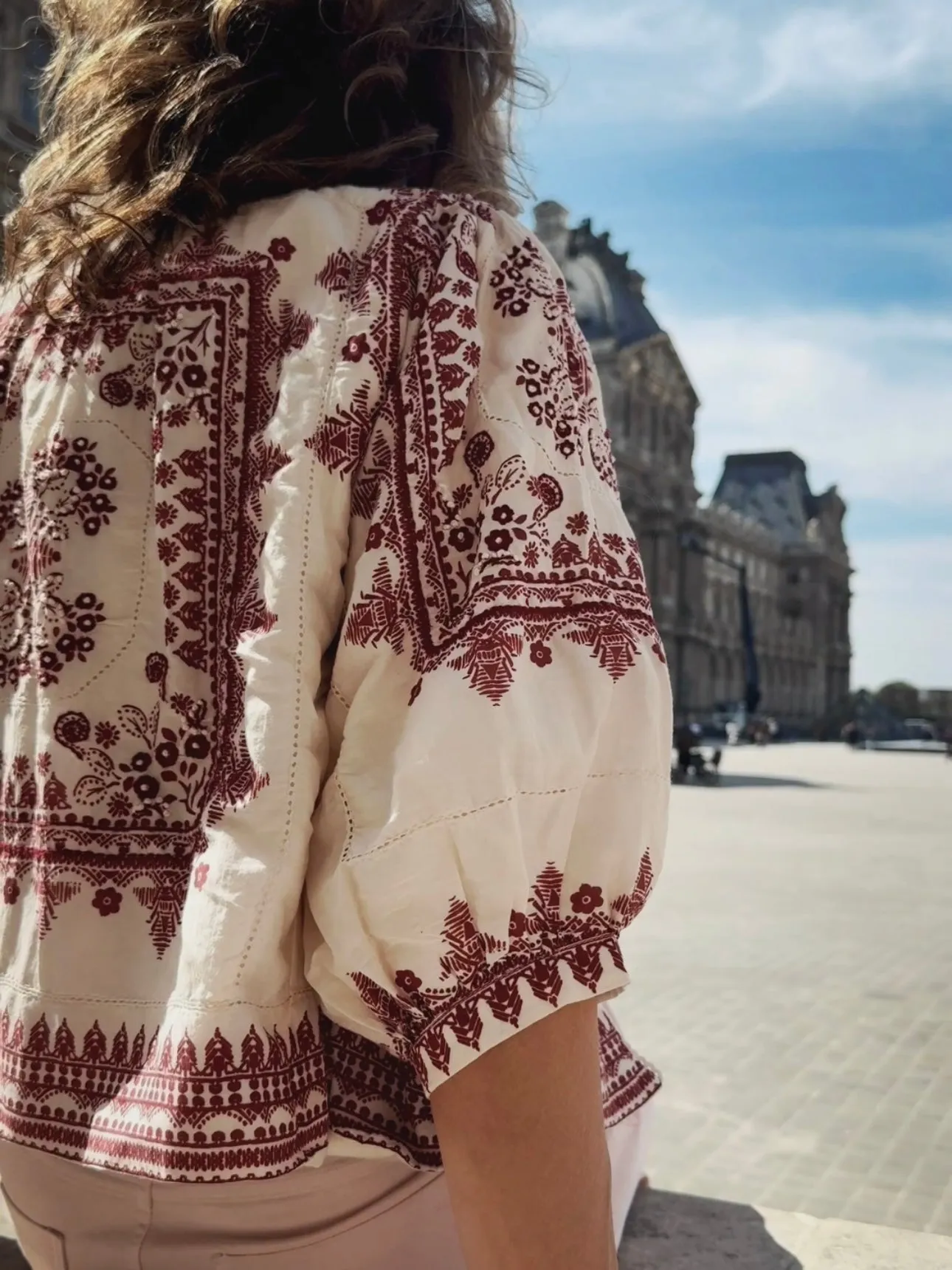 EDEN PRINT JKT - RED