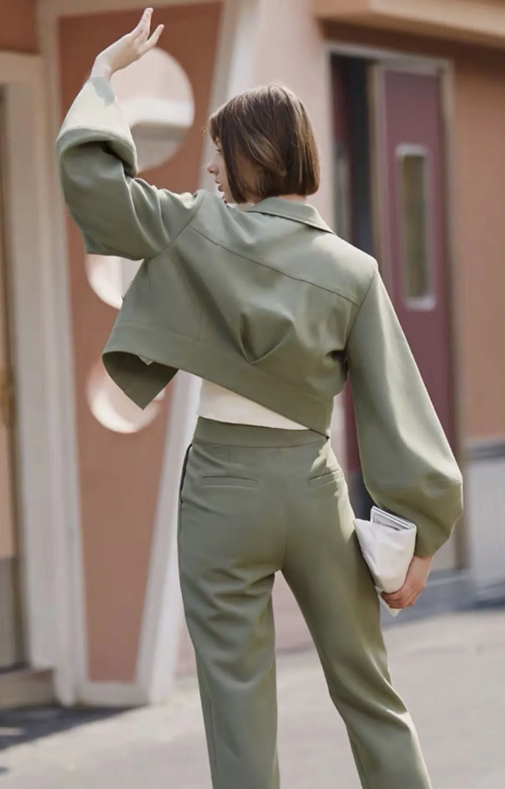 Eden Utility Jacket   Trousers Set - Olive