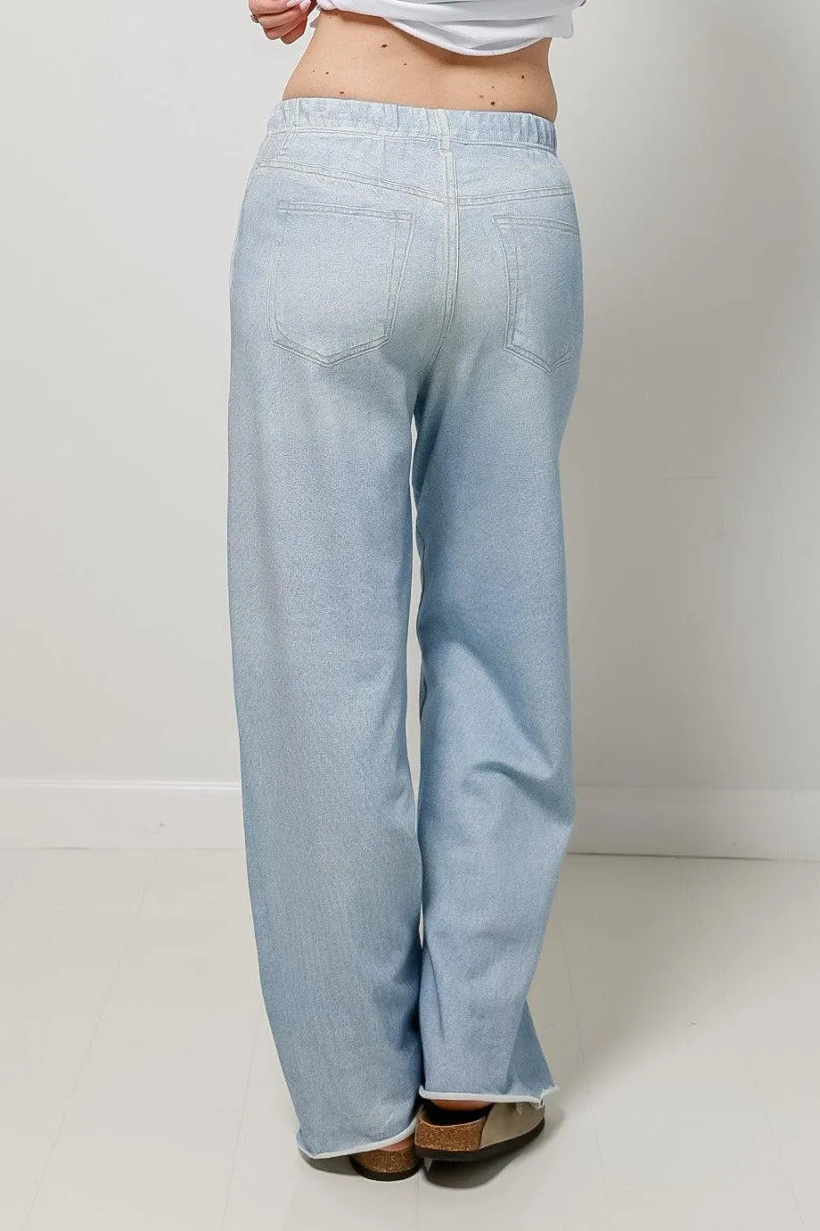 Elan Wide Leg Faux Jean