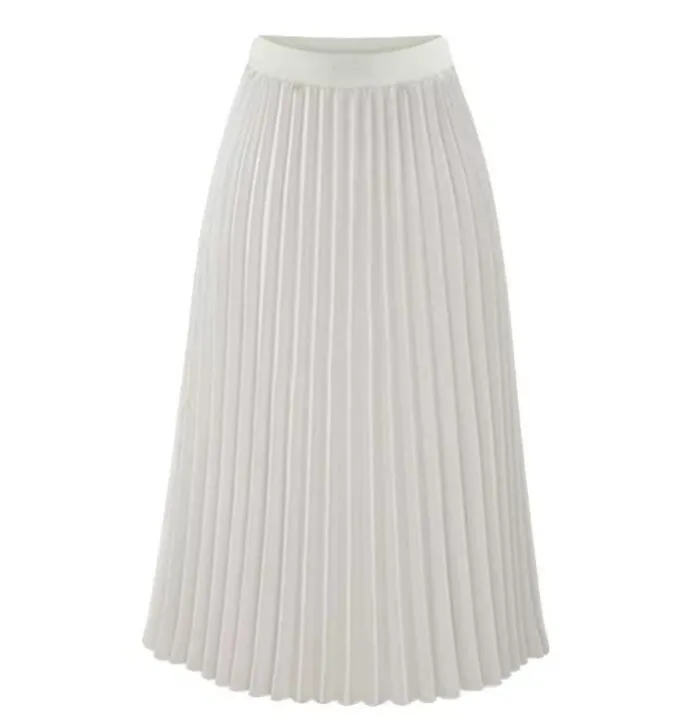 Elegant Chiffon Pleated Skirt