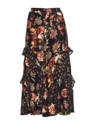 Enchantress Skirt - Black Multi