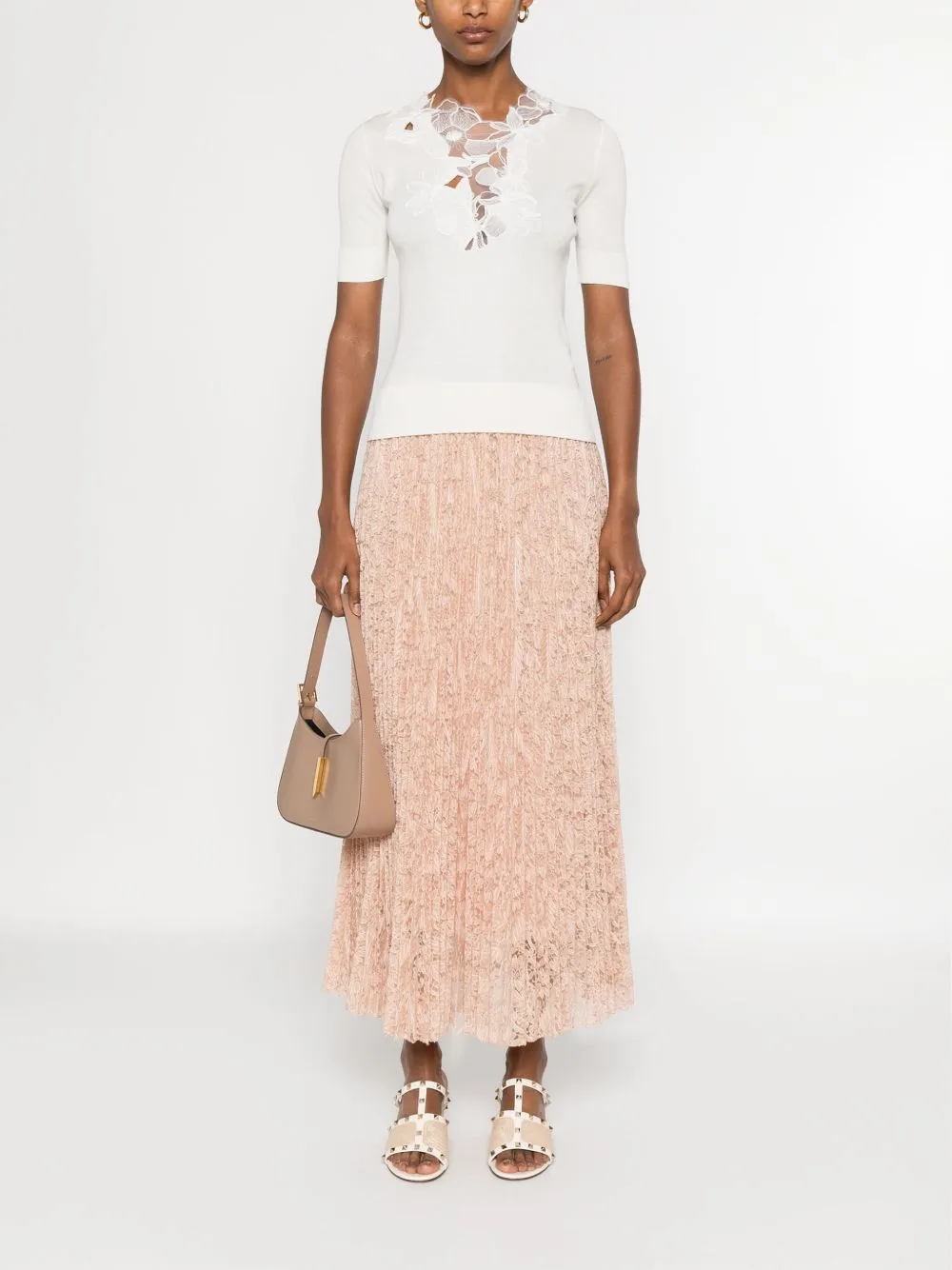 Ermanno Scervino Women's Skirts Powder