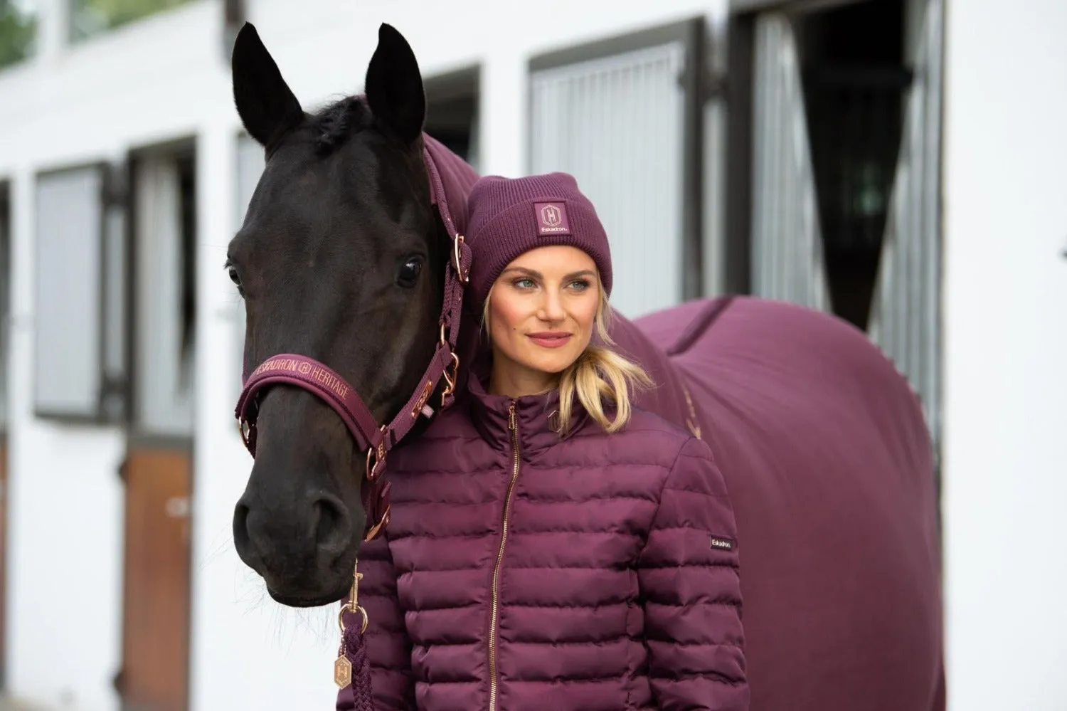 Eskadron Heritage Ladies Cassis Quilted Jacket - L / UK 14