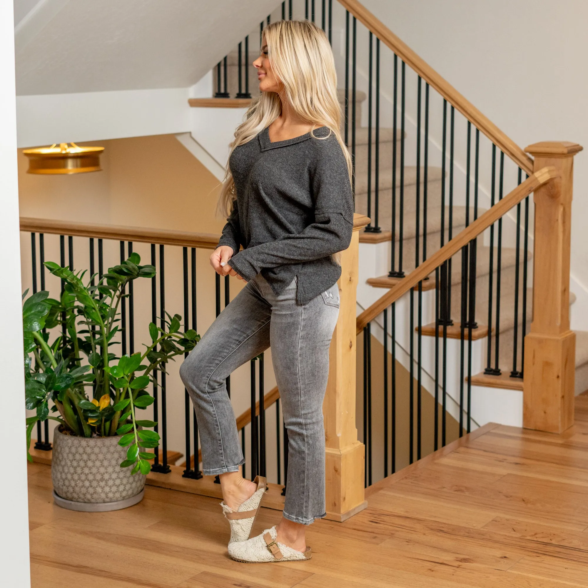 Esme High Rise Cropped Straight Leg Regular & Plus Sizes