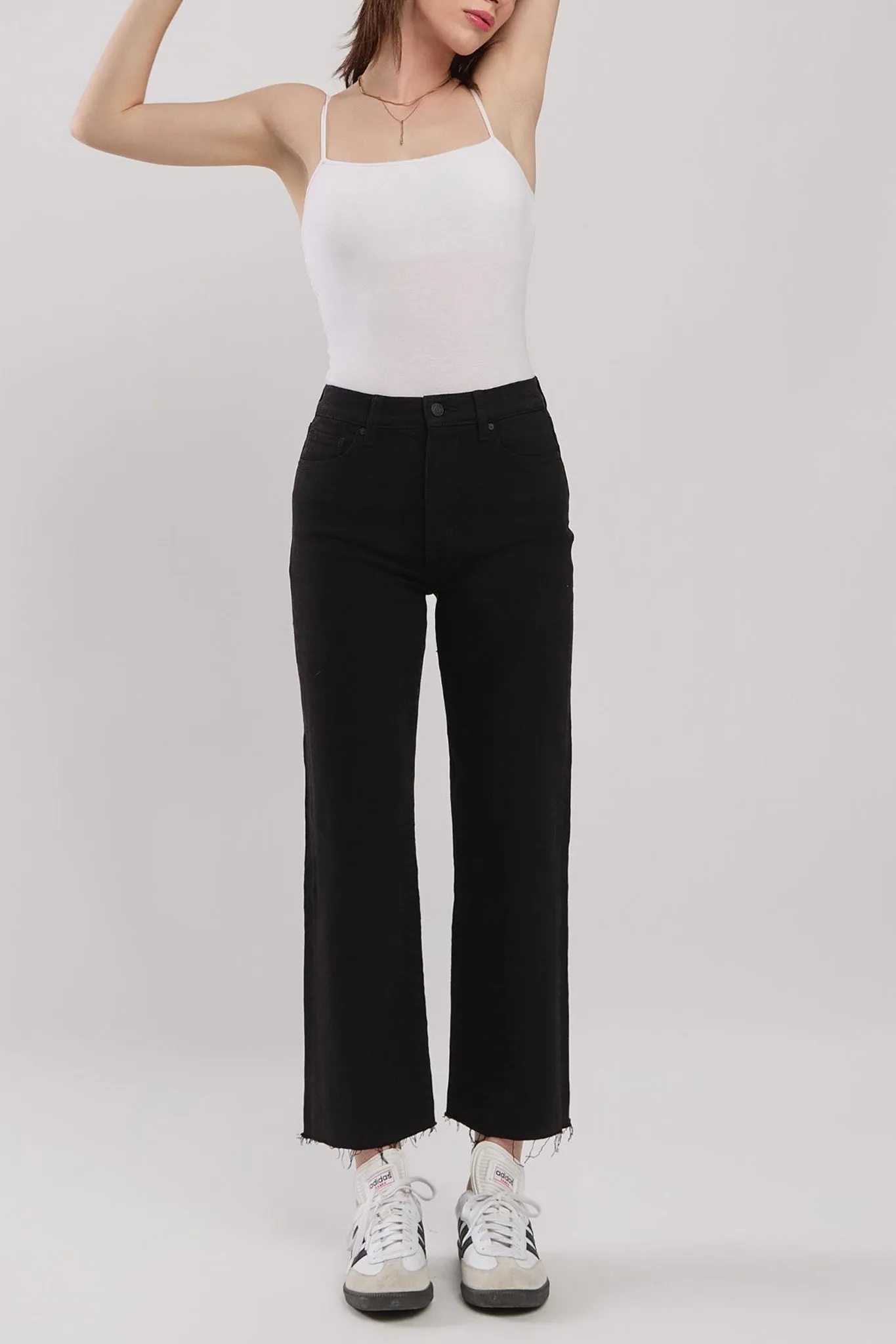 Eunina Dawn Wide Leg Jeans in Sable