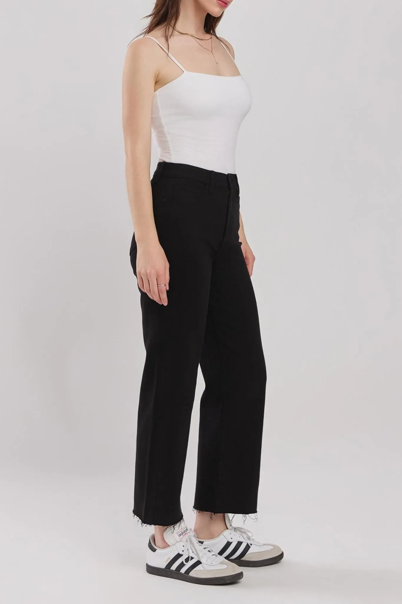 Eunina Dawn Wide Leg Jeans in Sable