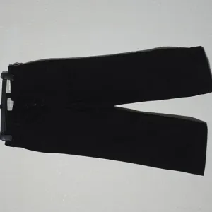EVERLANE Black High Rise Exposed Button Fly Coin Pockets Wide Leg Jeans Sz 26