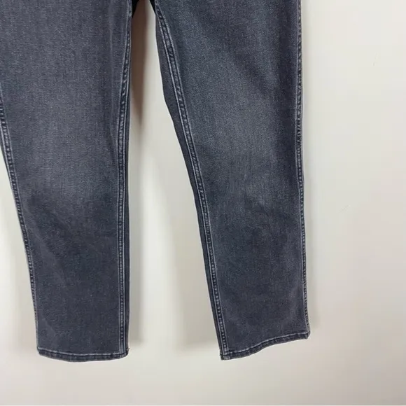 EVERLANE The Cheeky Bootcut Crop Jeans Washed Black Size 26