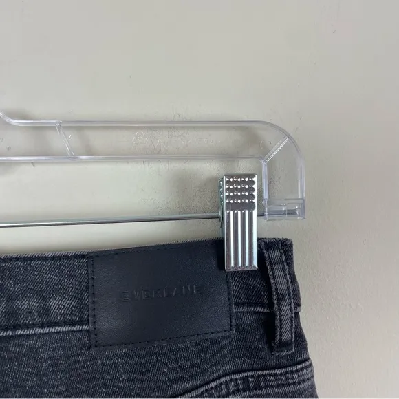 EVERLANE The Cheeky Bootcut Crop Jeans Washed Black Size 26