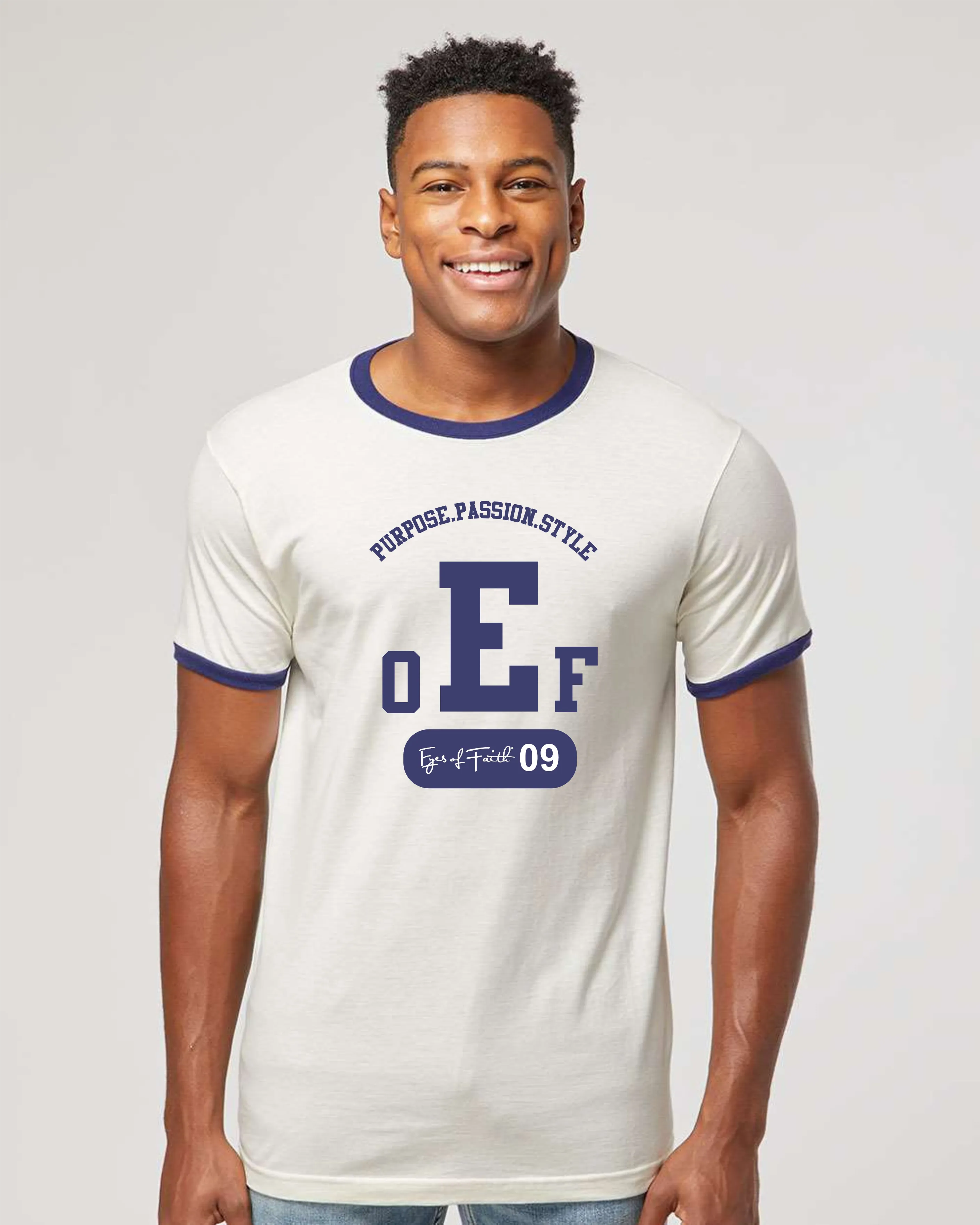 Eyes of Faith® Ringer Tee