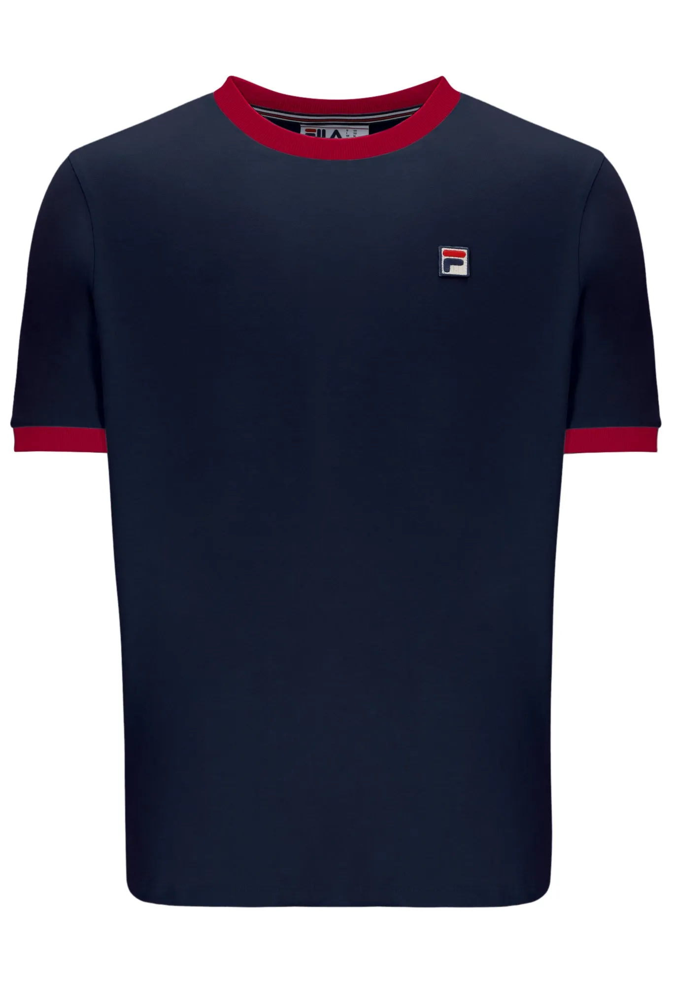 Fila Marconi Ringer T-Shirt Navy / Red