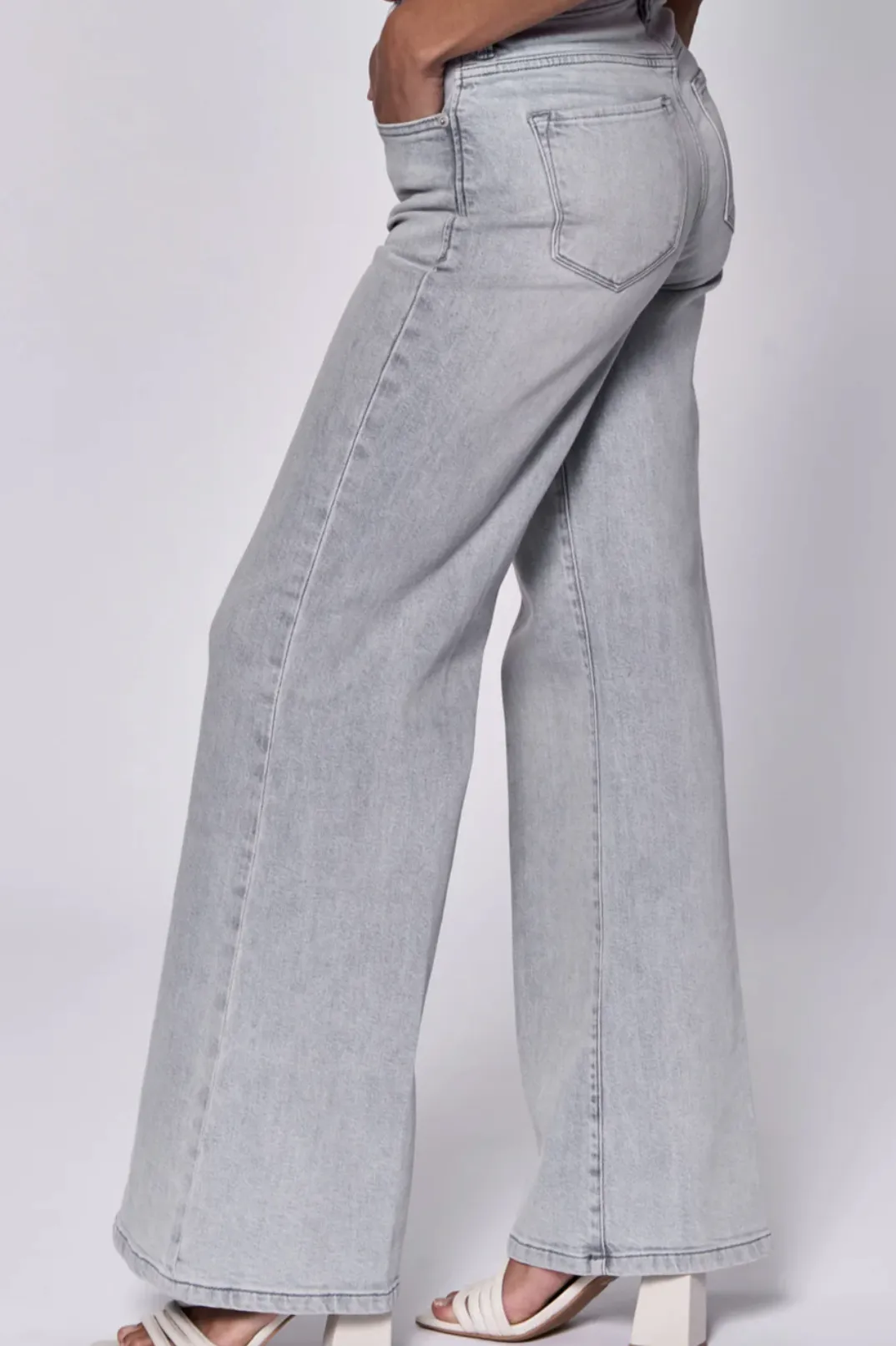 Fiona High Rise Wide Leg Jeans