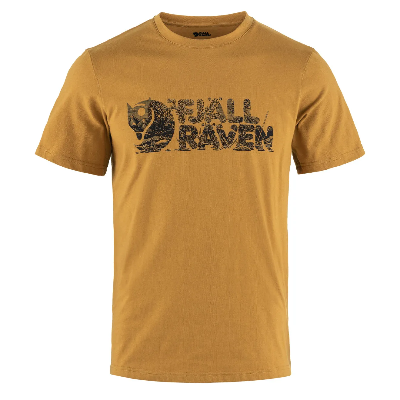 Fjallraven Lush Logo T-Shirt Acorn