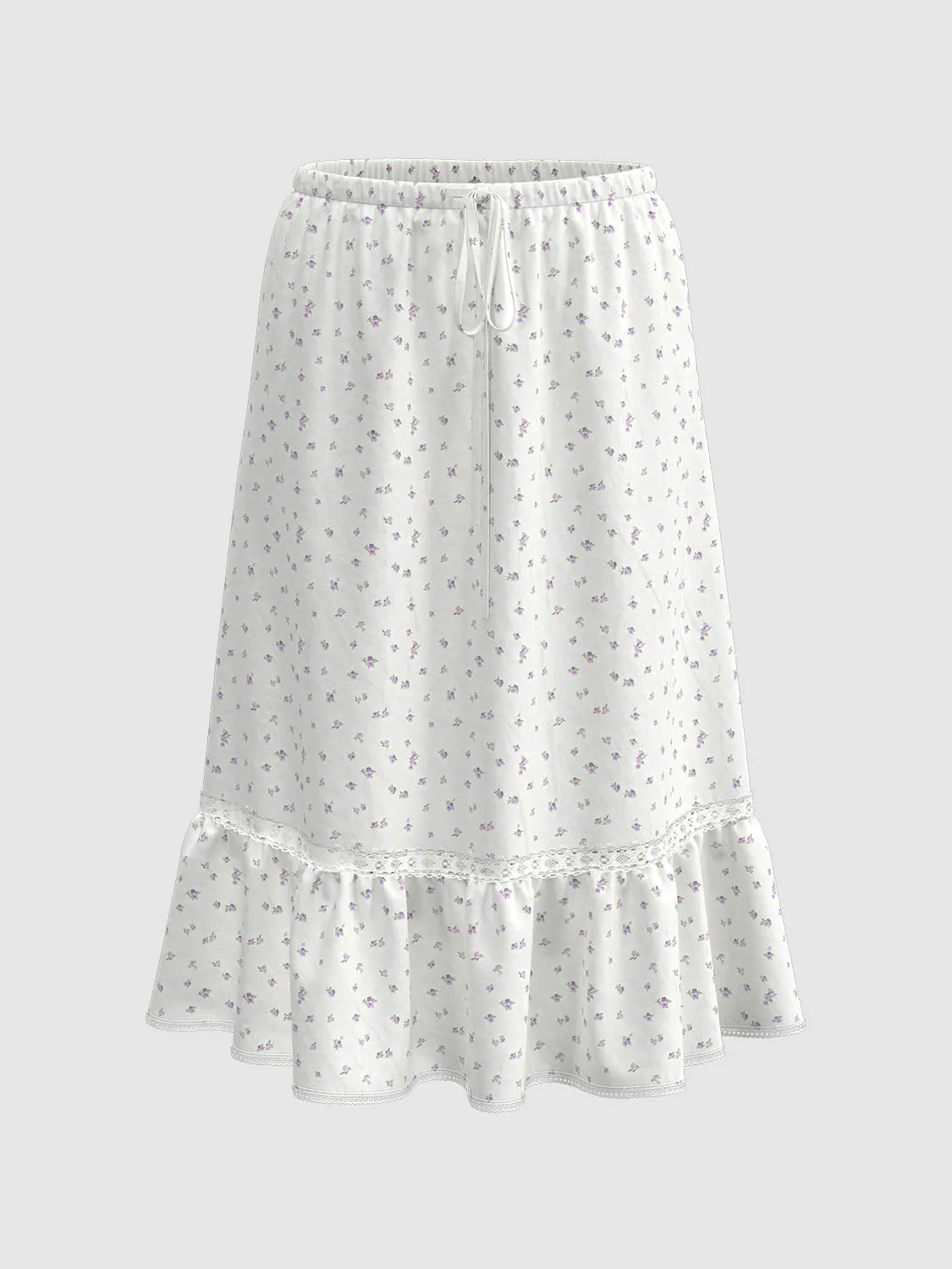 Floral A-Line Skirts