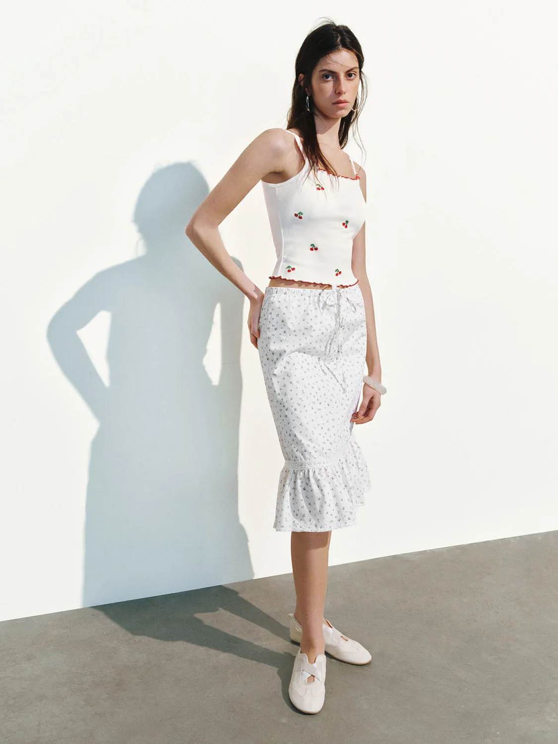 Floral A-Line Skirts
