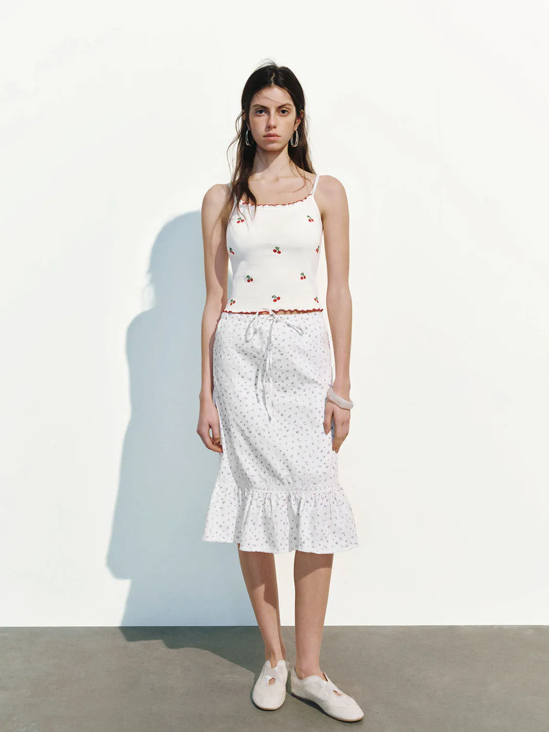 Floral A-Line Skirts