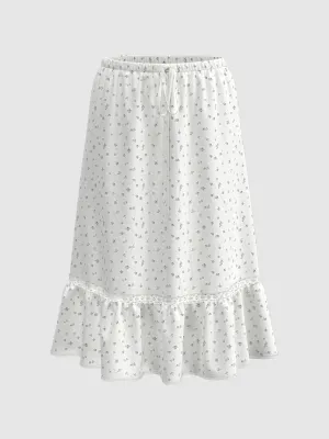 Floral A-Line Skirts
