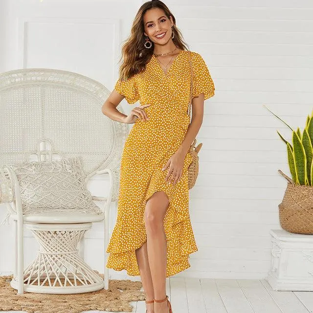 Floral Print Maxi Dresses