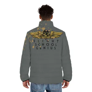 FLY AVIATOR PUFFER JACKET (DRK GRY)