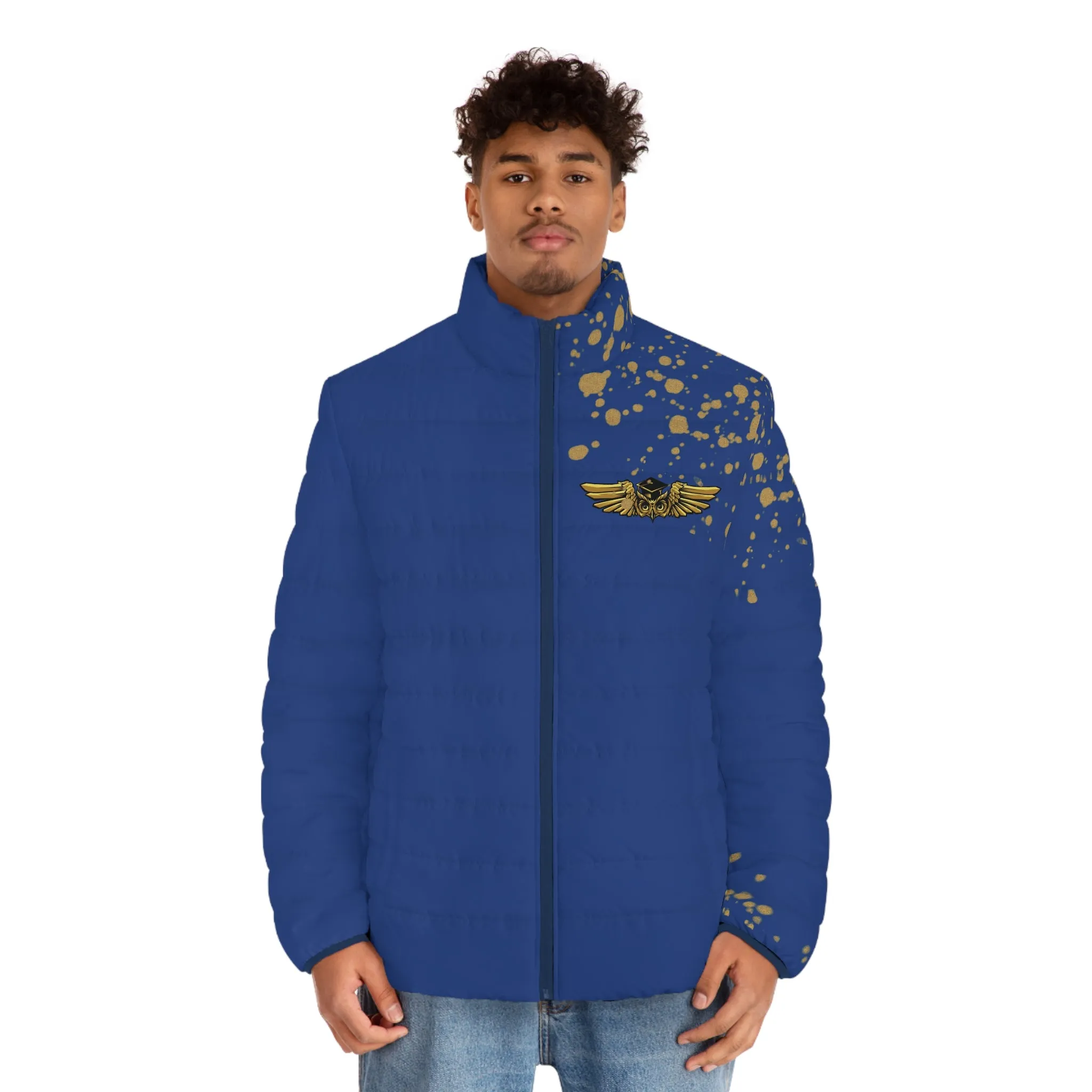FLY AVIATOR PUFFER JACKET (RYL BLUE)