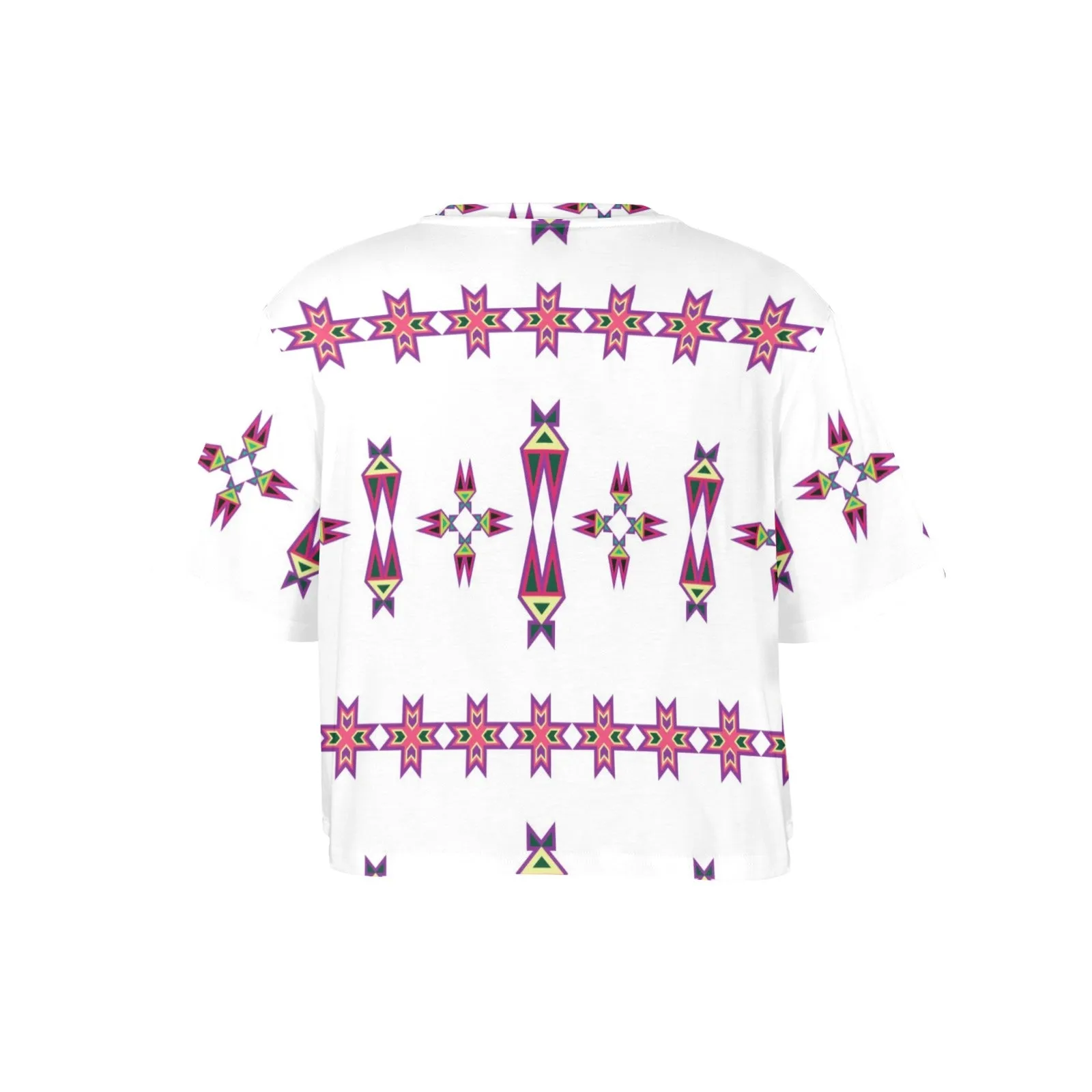 Four Directions Lodge Flurry Women's Cropped T-shirt