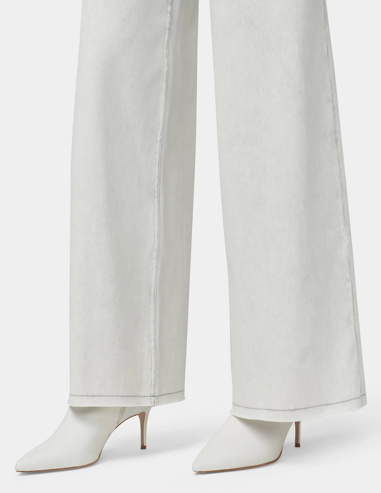 Frayed Edge Wide Leg Denim