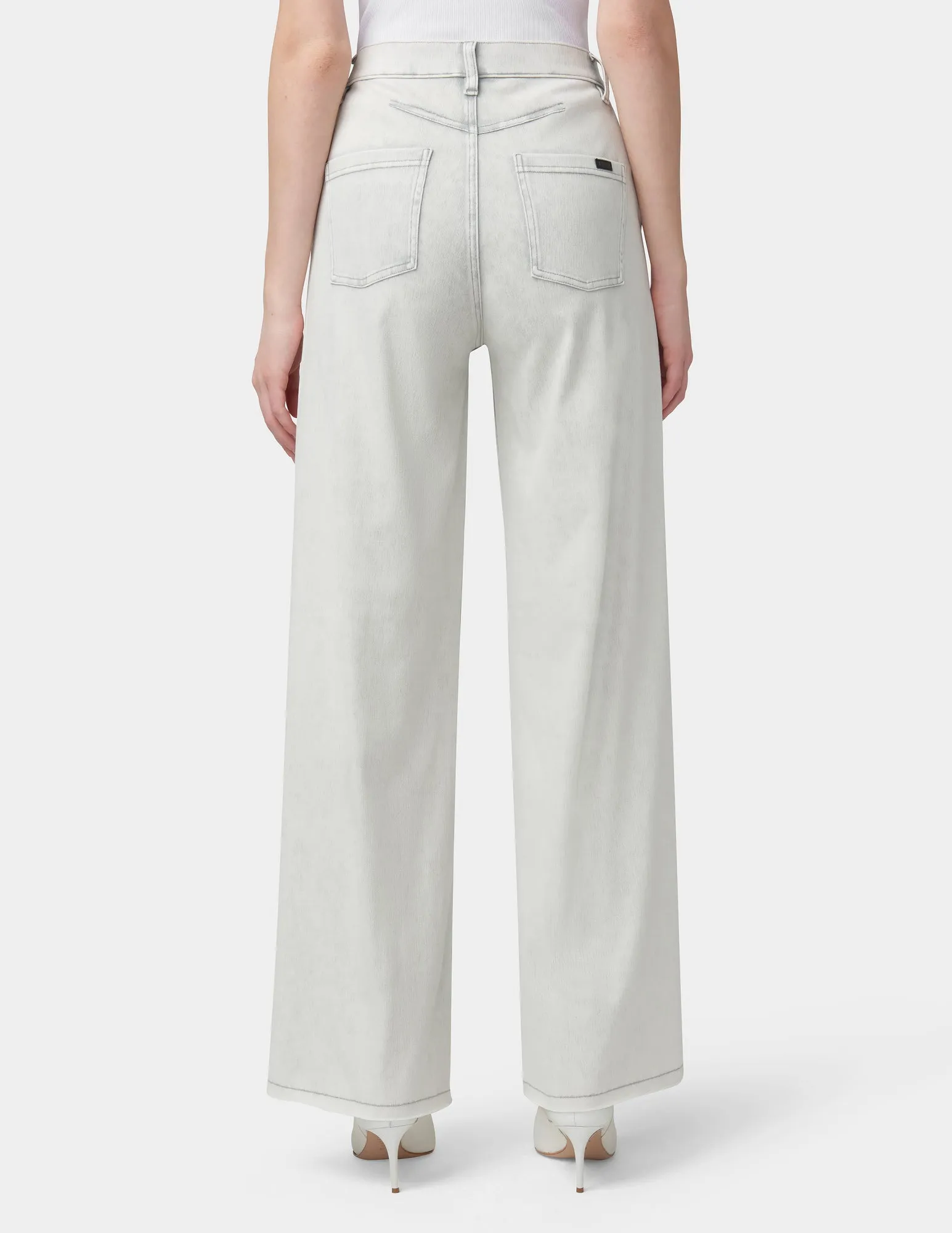 Frayed Edge Wide Leg Denim