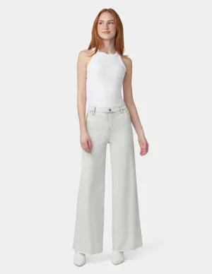 Frayed Edge Wide Leg Denim