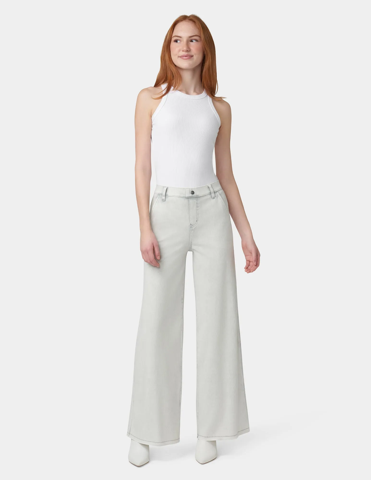 Frayed Edge Wide Leg Denim