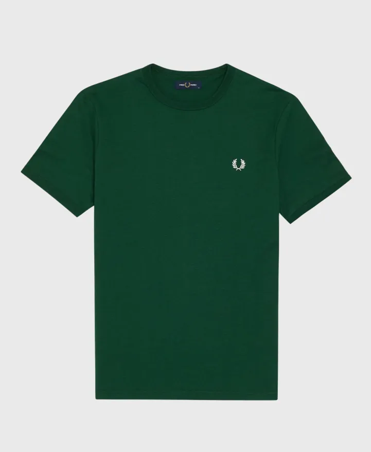 Fred Perry M3519 Ringer T-Shirt Ivy