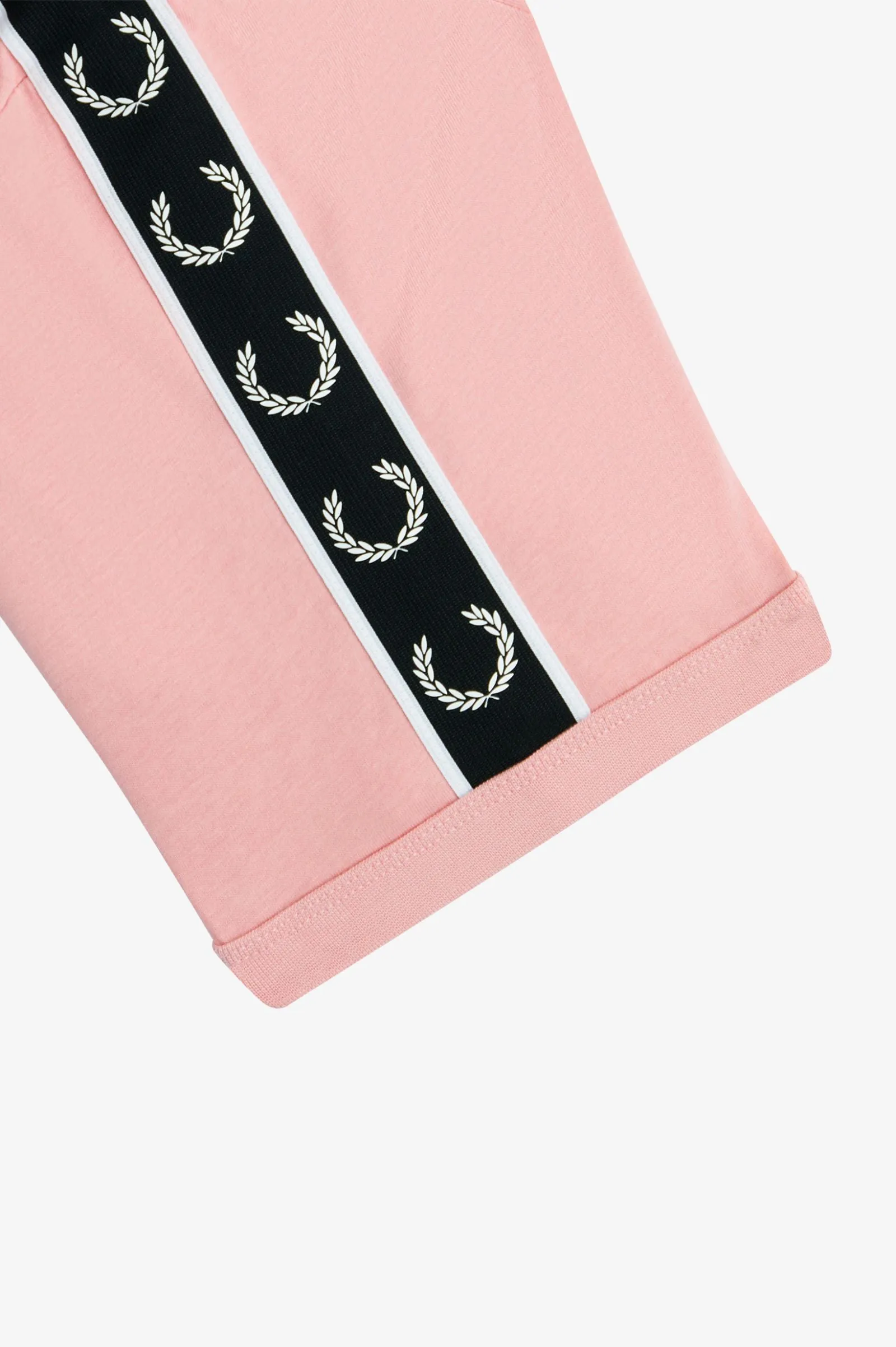 Fred Perry M4613 Contrast Tape Ringer T-Shirt Chalky Pink