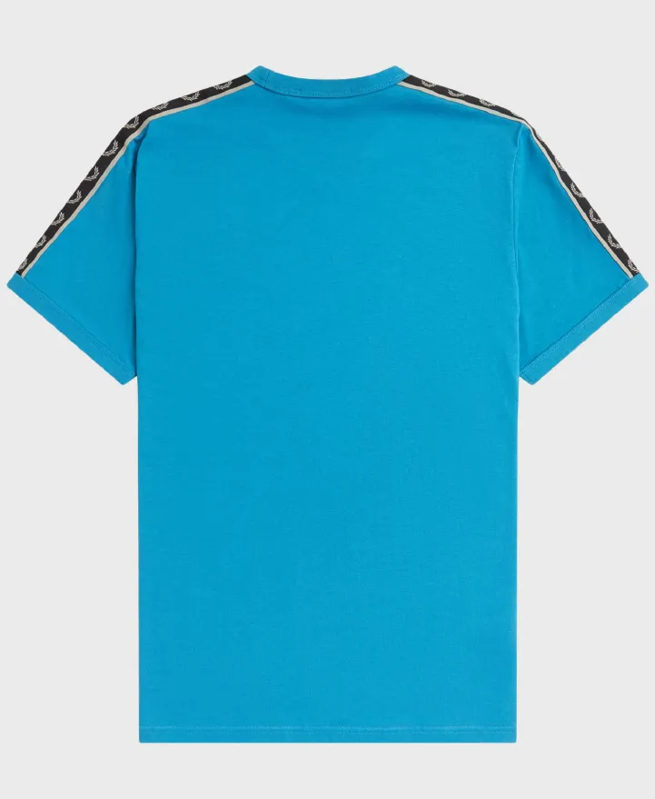 Fred Perry M4613 Contrast Tape Ringer T-Shirt W27 Rnwybay oc/ Wrmgry