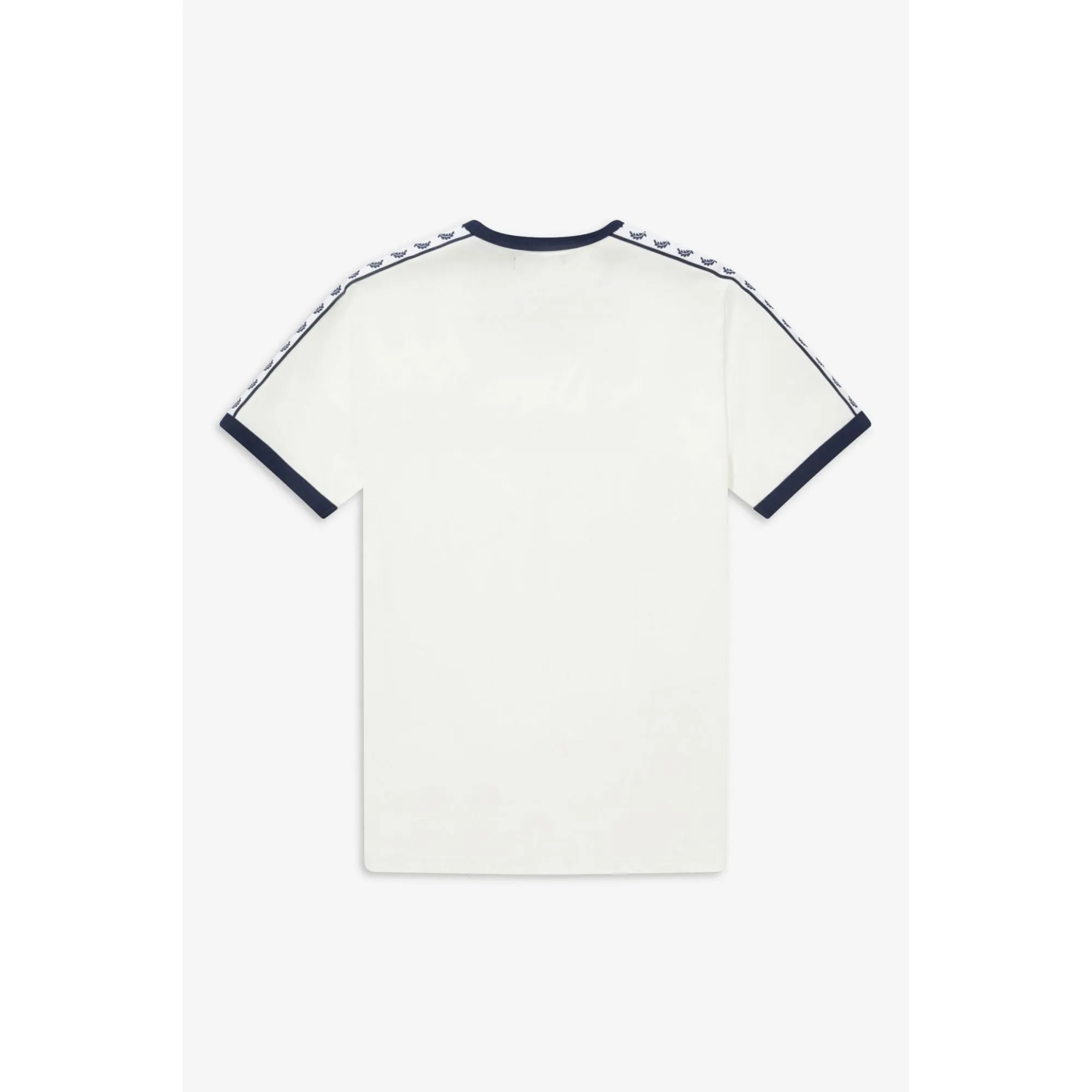 Fred Perry M6347 Taped Ringer T-Shirt Snow White