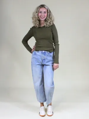 Free People Deep Trance Dropped Boyfriend Jean
