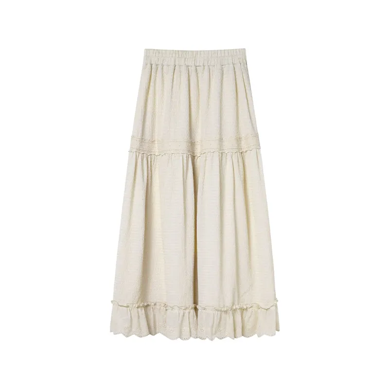 French lace A-line dress