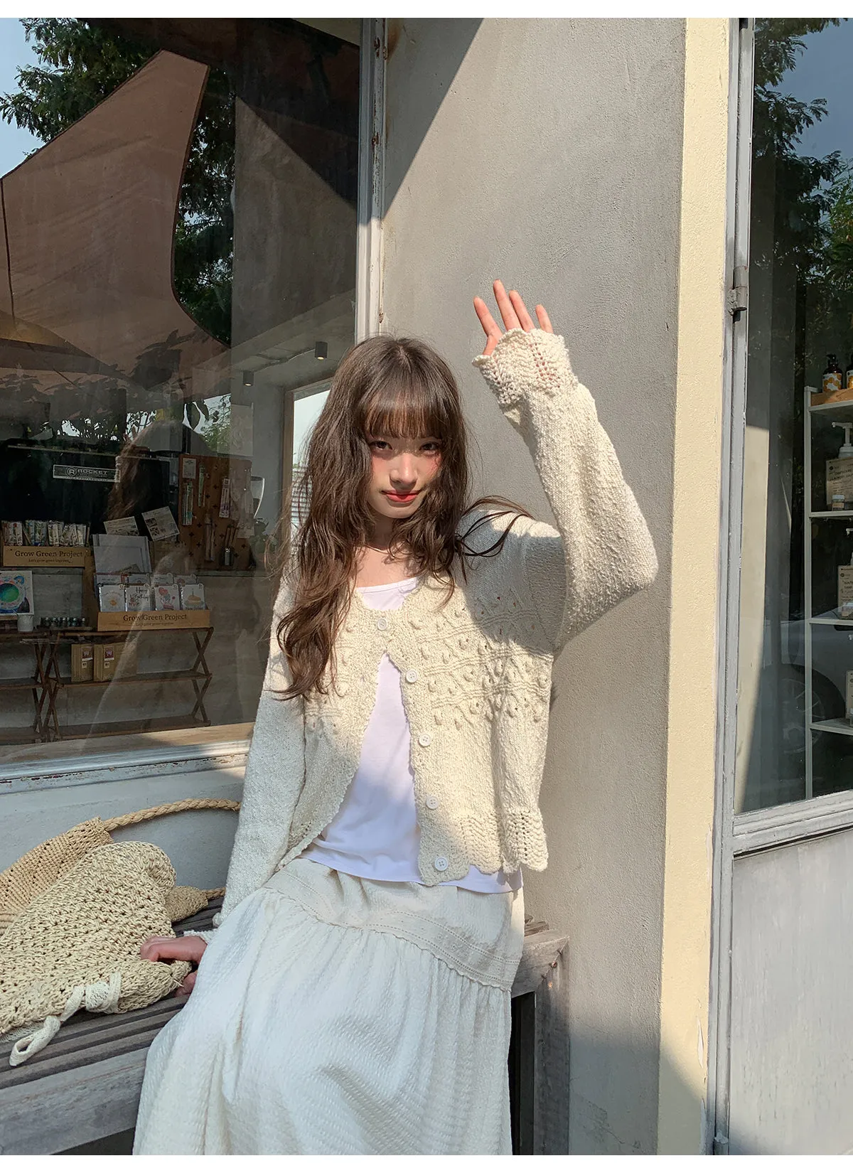 French lace A-line dress