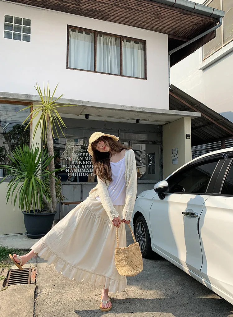 French lace A-line dress