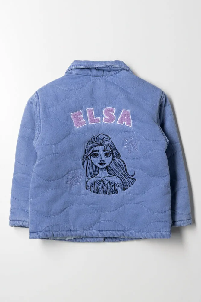 Frozen Quilted Jacket Blue