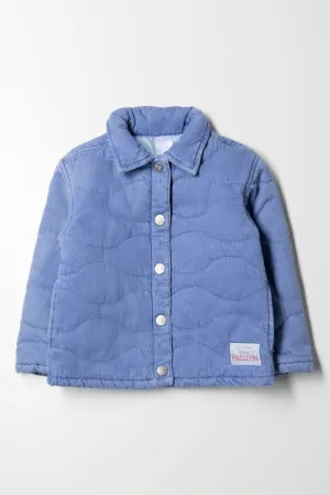 Frozen Quilted Jacket Blue